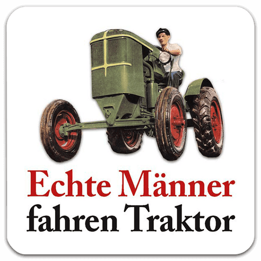 5er Set Blechuntersetzer "Traktor" Artikelbild 1