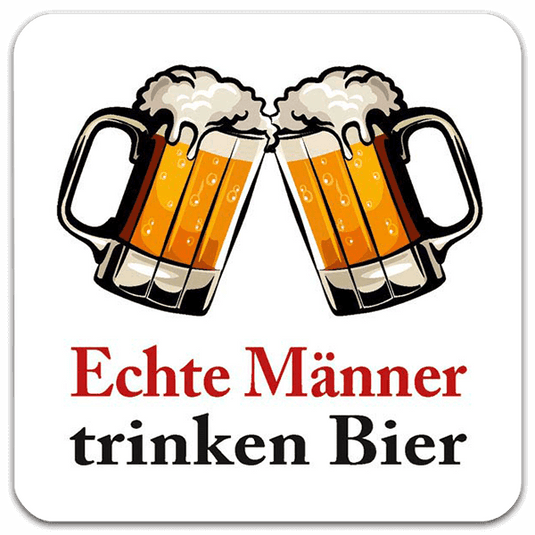 5er Set Blechuntersetzer "Bier" Artikelbild 1