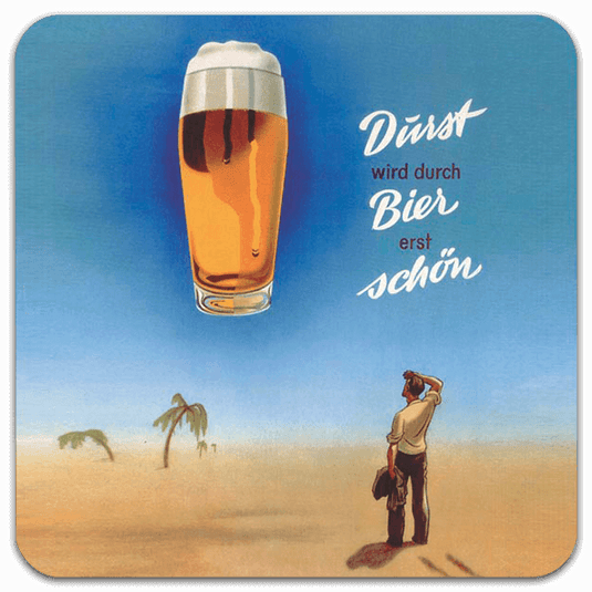 5er Set Blechuntersetzer "Bierdurst" Artikelbild 1