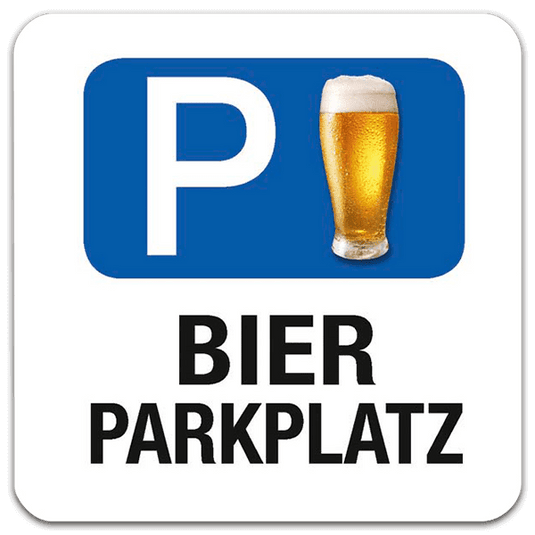 5er Set Blechuntersetzer "Bier Platz" Artikelbild 1