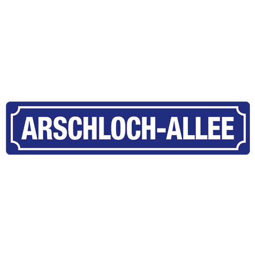 Straßenschild 