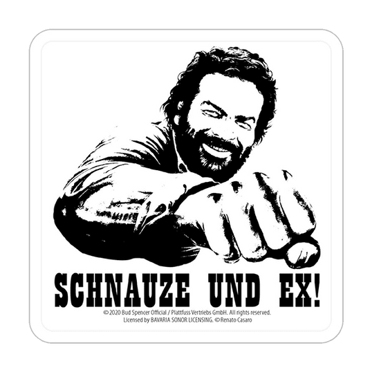 Bud Spencer 5er Set Blechuntersetzer "Schnauze" Artikelbild 1