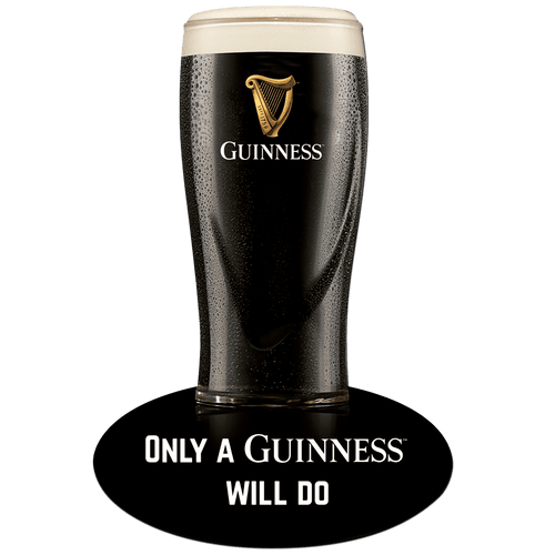 Guinness Stahlschild 