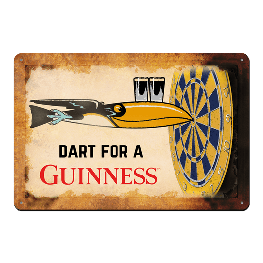 Guinness Blechschild "Dart for a Guinness" Artikelbild 1