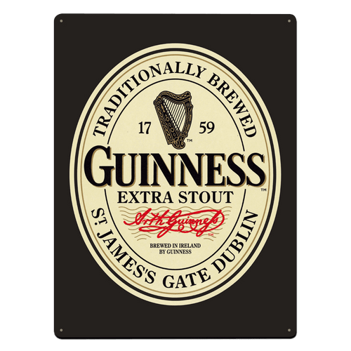 Guinness XL-Blechschild 