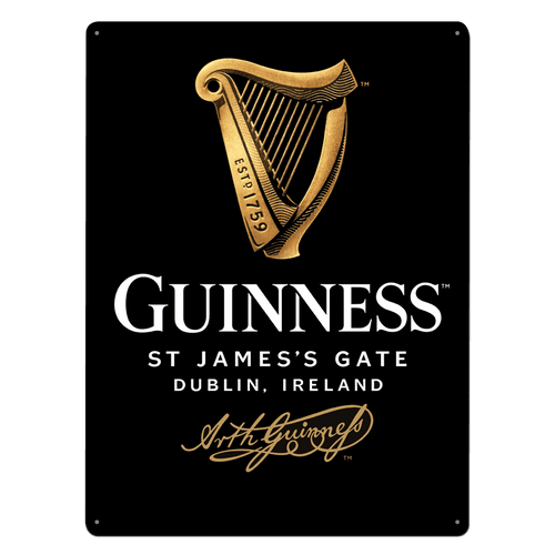 Guinness XL-Blechschild 
