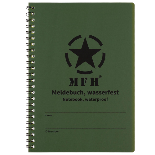 Wasserfestes Notizbuch