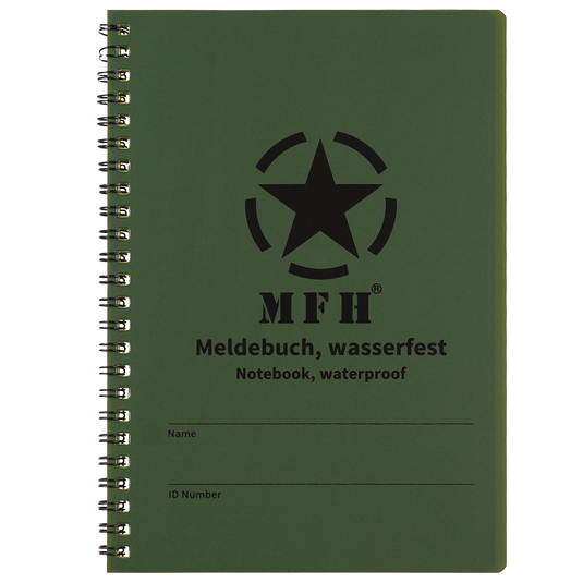 Wasserfestes Notizbuch