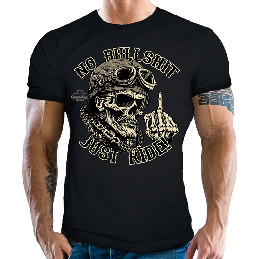T-Shirt "Just Ride" von Gasoline Bandit