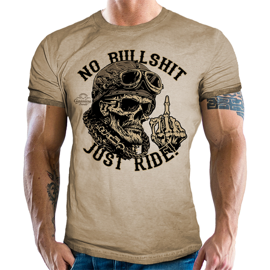 T-Shirt "Just Ride" von Gasoline Bandit