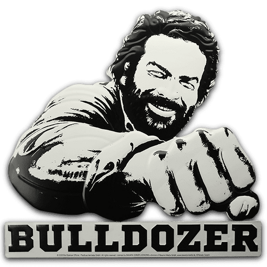 Bud Spencer Stahlschild "Bulldozer" Artikelbild 1