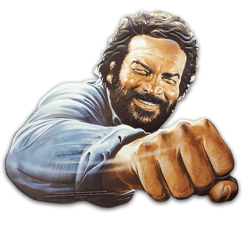 Bud Spencer Stahlschild 
