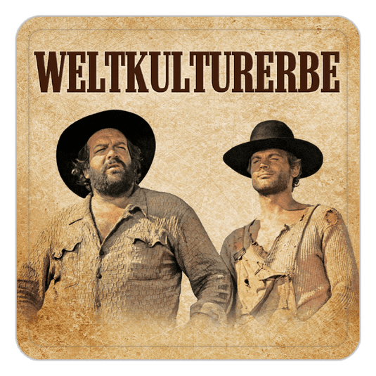 Bud Spencer 5er Set Blechuntersetzer "Weltkulturerbe" Artikelbild 1