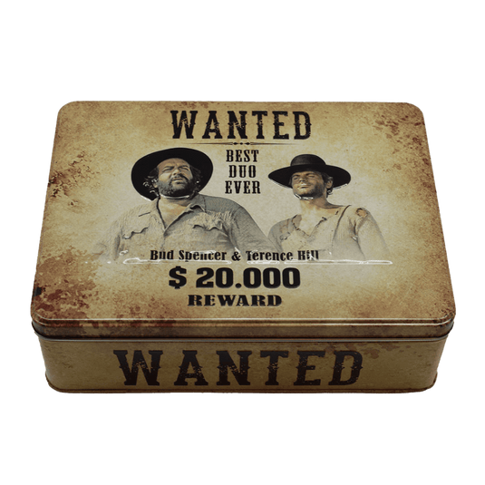 Bud Spencer flache Blechdose "Wanted" Artikelbild 1