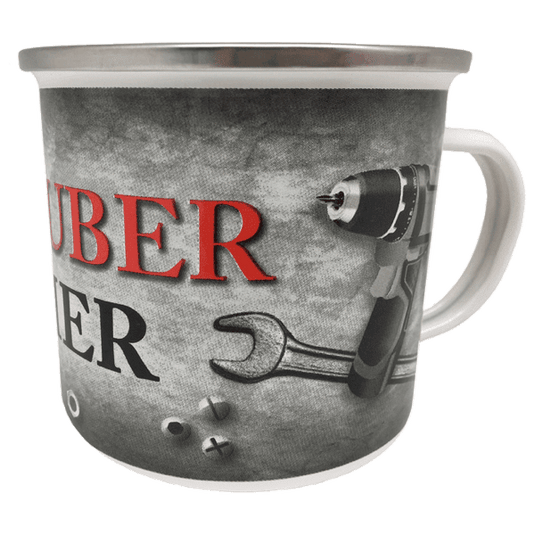 Emaille-Becher "Schrauber" Artikelbild 1