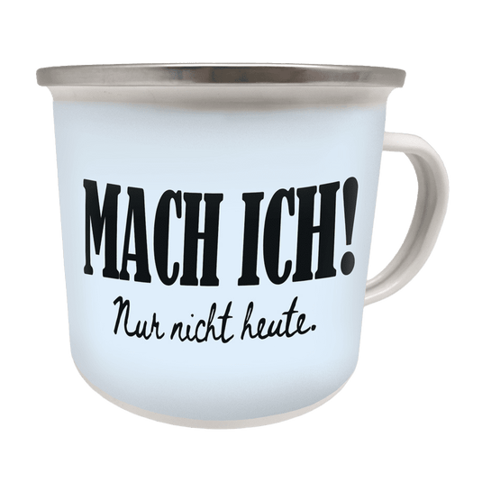 Emaille-Becher "Mach ich!" Artikelbild 1