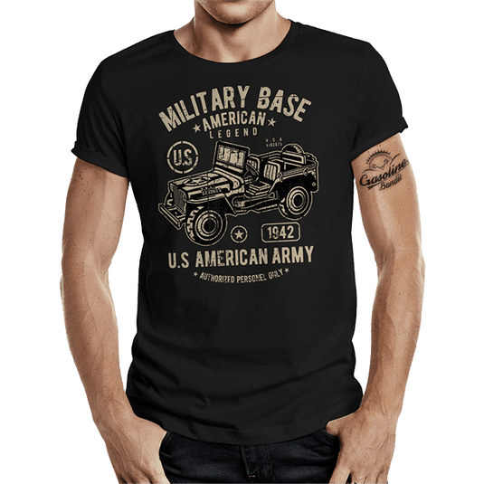 T-Shirt "Military Jeep" von Gasoline Bandit Artikelbild 1