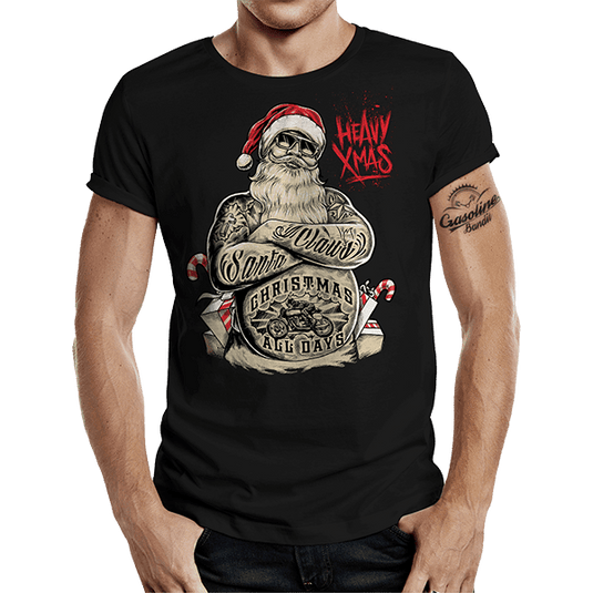 T-Shirt "Heavy Xmas" von Gasoline Bandit Artikelbild 1