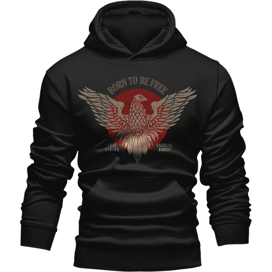 Hoody "Born to be free" von Gasoline Bandit Artikelbild 1