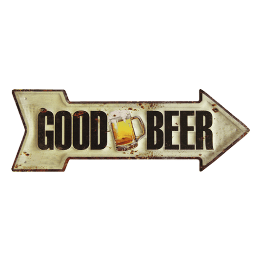 Stahlschild "Good Beer" Artikelbild 1