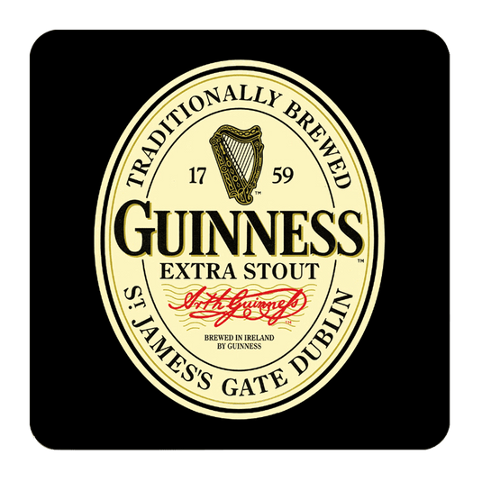 Guinness 5er Set Blechuntersetzer "Label" Artikelbild 2
