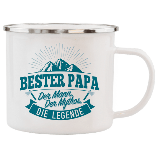 Emaille-Becher "Bester Papa" Artikelbild 1