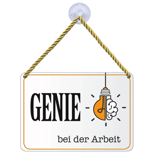 Hängeschild "Genie" Artikelbild 1