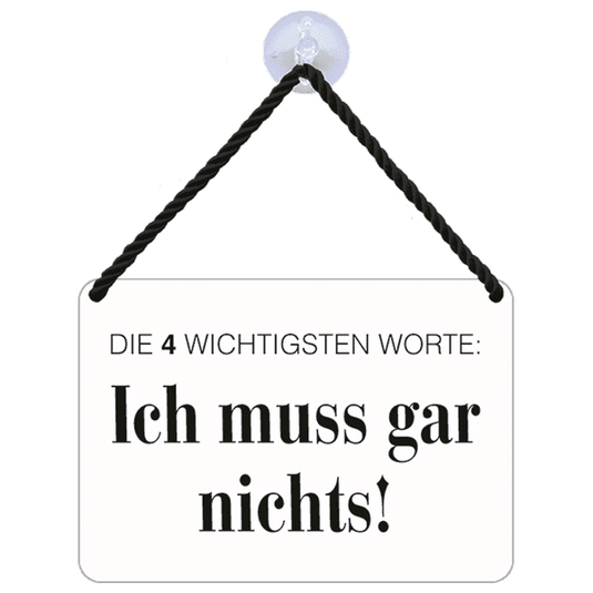 Hängeschild 