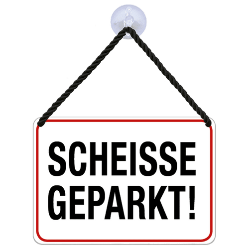 Hängeschild 