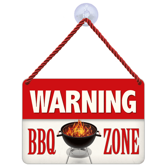 Hängeschild "Warning BBQ" Artikelbild 1