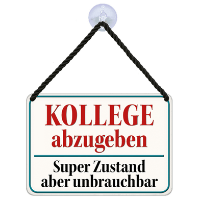 Hängeschild 