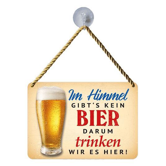 Hängeschild "Himmel + Bier" Artikelbild 1