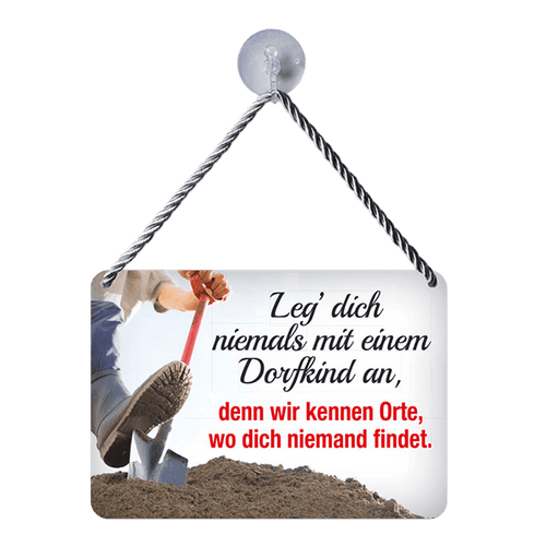 Hängeschild 