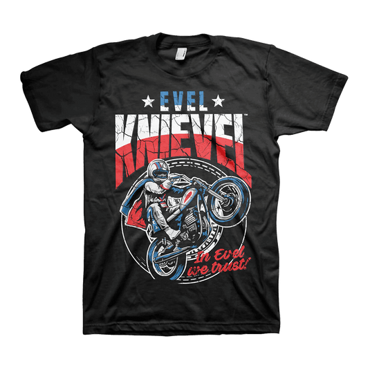 T-Shirt "Evel Knievel Wheelie" Artikelbild 1