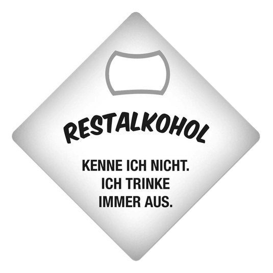 Magnetischer Flaschenöffner "Restalkohol" Artikelbild 1