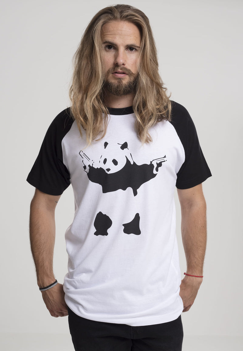 Laden Sie das Bild in Galerie -Viewer, Banksy T-Shirt &quot;Panda&quot; Artikelbild 1
