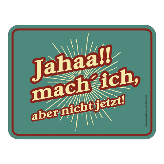 Magnetschild "Jahaa" Artikelbild 1