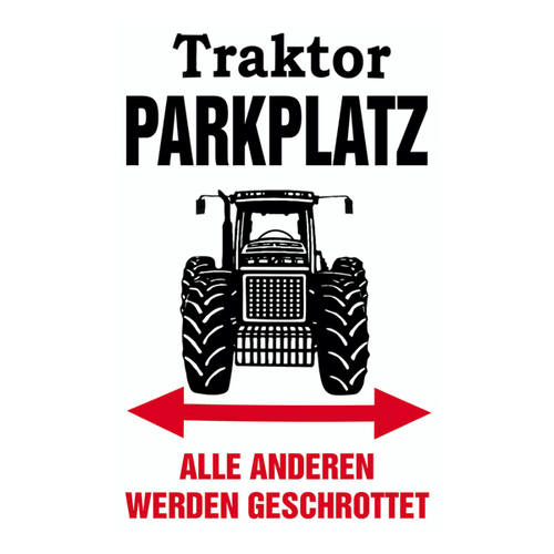 Blechschild 