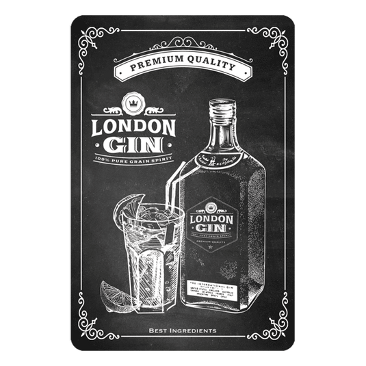 Blechschild "London Gin" Artikelbild 1
