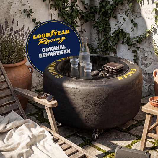 Original Goodyear EAGLE Rennreifen als Tisch