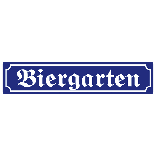 Straßenschild "Biergarten" Artikelbild 1