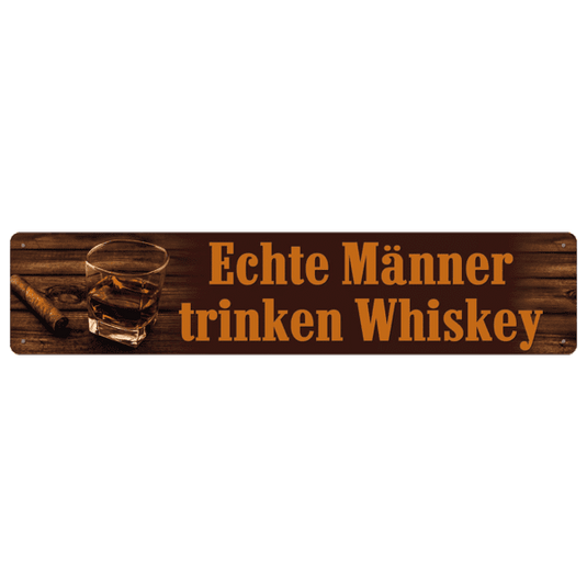 Straßenschild "Echte Männer trinken Whisky" Artikelbild 1