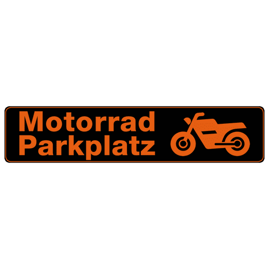 Straßenschild "Motorradparkplatz" Artikelbild 1