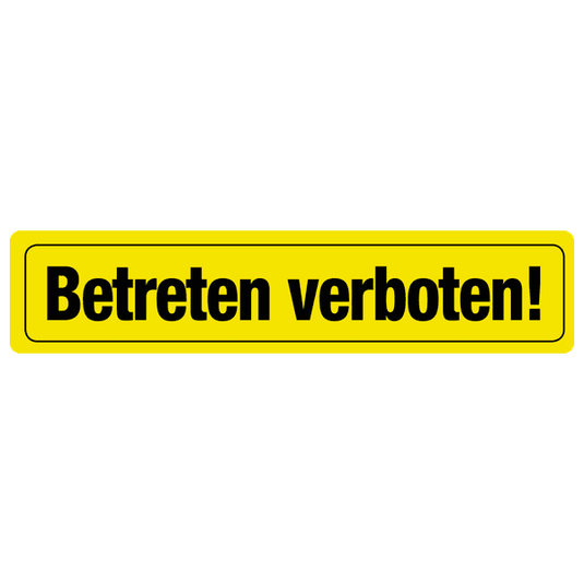 Straßenschild "Betreten verboten" Artikelbild 1