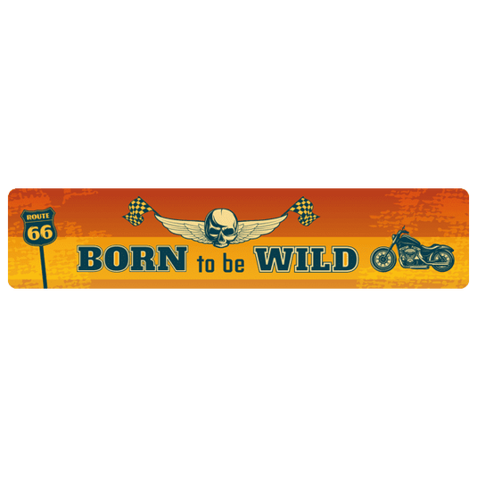 Straßenschild "Born to be wild" Artikelbild 1
