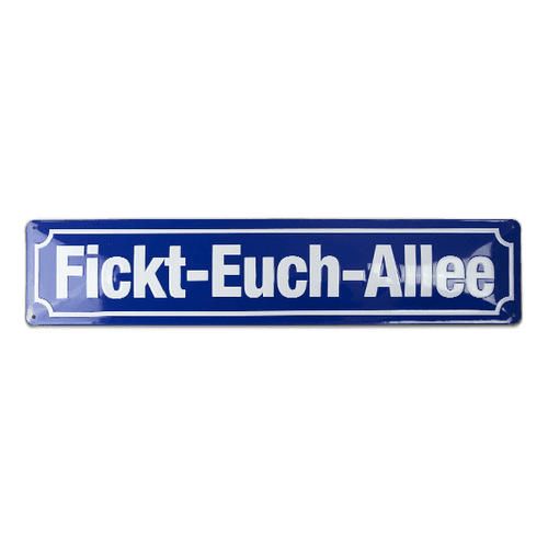 Straßenschild 