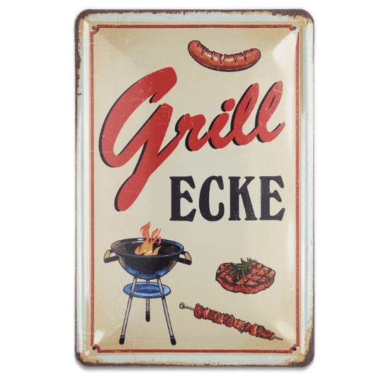 Blechschild "Grill Ecke" Artikelbild 1