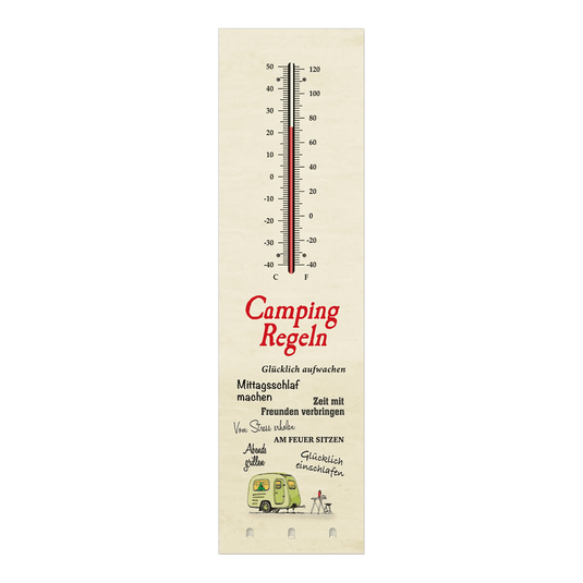 Thermometer "Camping Regeln" Artikelbild 1