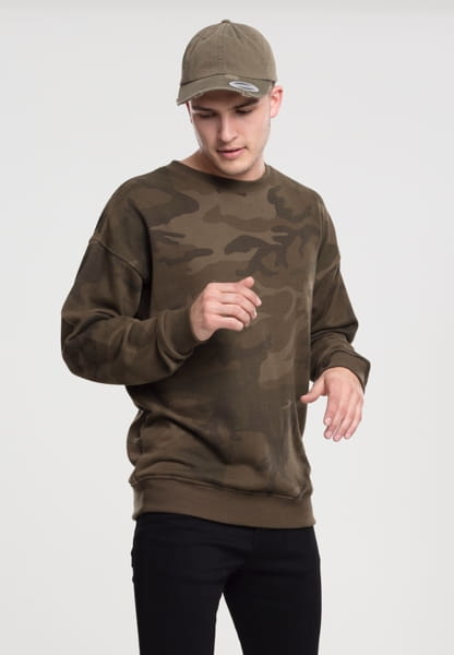 Frottee Sweatshirt "Camo" von Urban Classics Artikelbild 1