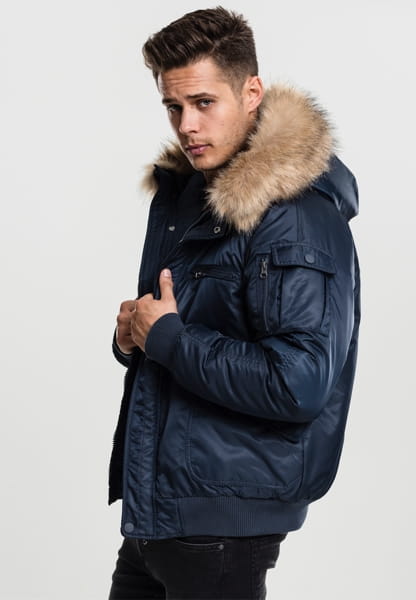 Winter Kapuzenjacke "Bomber Jacket" von Urban Classics Artikelbild 3